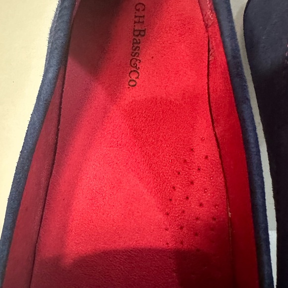 G.H. Bass & Co. Size 10 M Blue Driving Shoes womens 8/9 - Picture 9 of 15